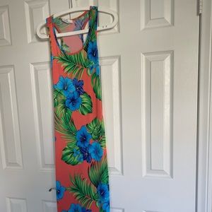 Women's floral dress.